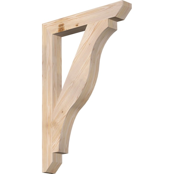 Ekena Millwork Funston Slat Smooth Bracket, Douglas Fir, 3 1/2"W x 26"D x 38"H BKT04X26X38FST06SDF - main